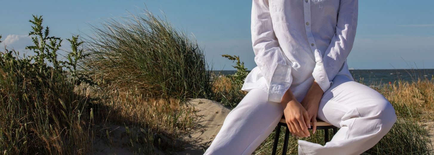 Pantaloni con Pieghe Loungewear
