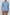 Active men's shirt, solid color, light blue, French collar
