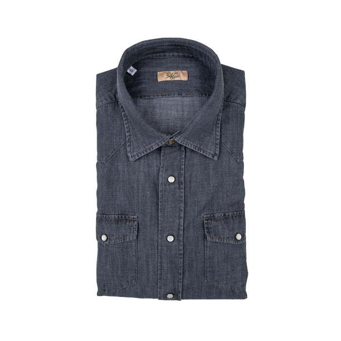 Camisa vaquera tejana de hombre