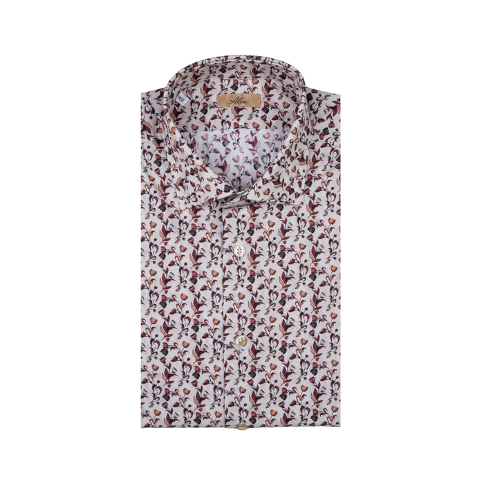 Camisa de hombre de tejido estampado