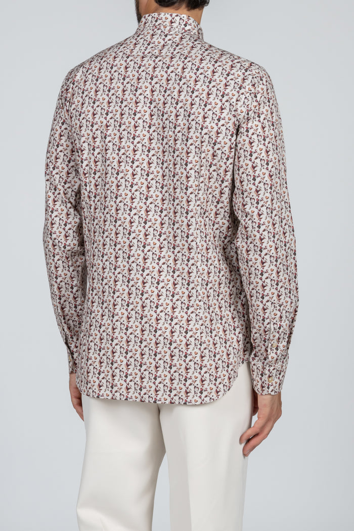 Camisa de hombre de tejido estampado