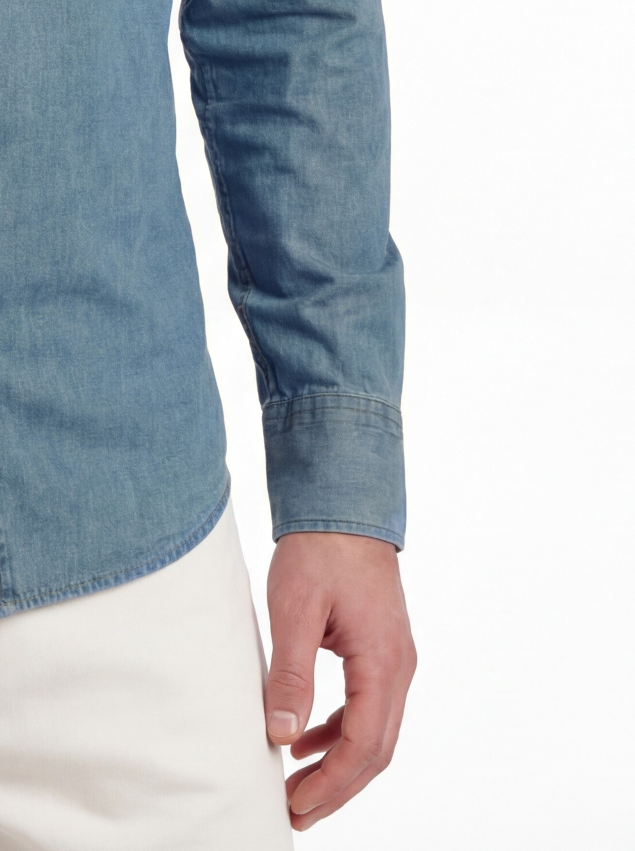 Camicia sportiva in denim