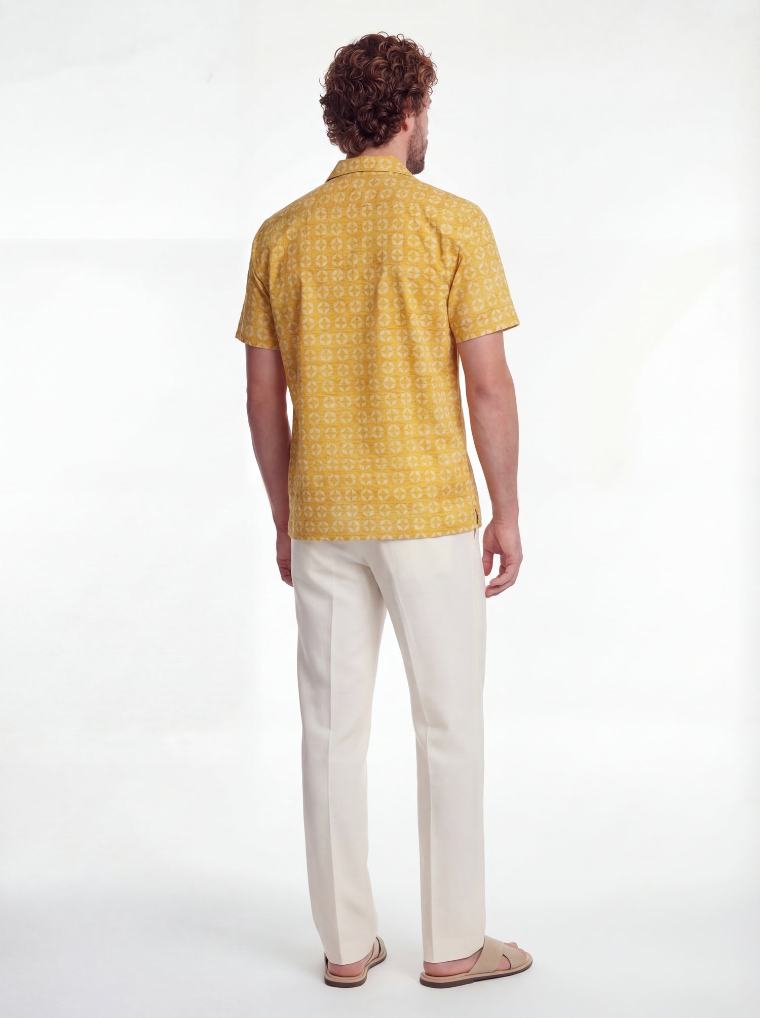 Patterned short-sleeve shirt
