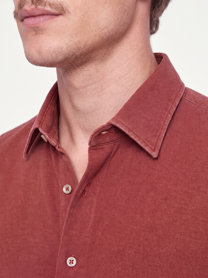 camicia uomo tinta unita