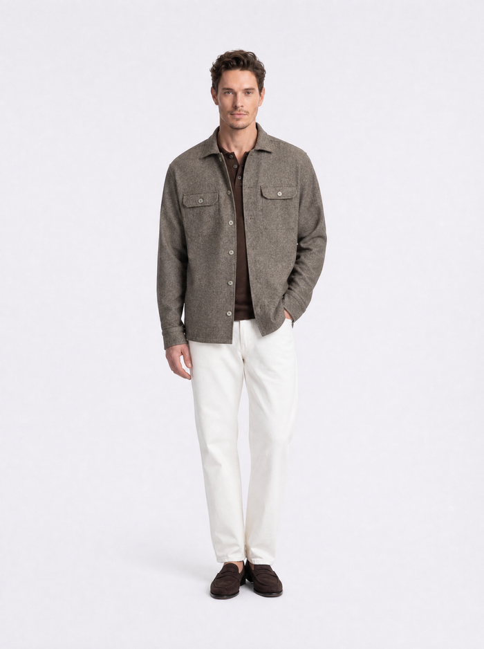 overshirt beige