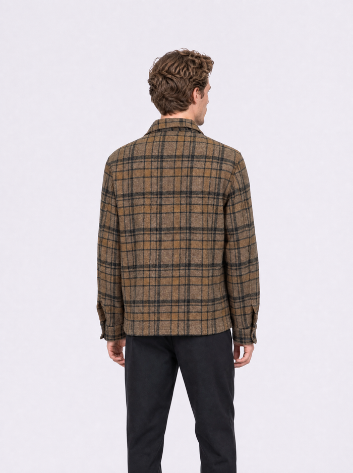 overshirt lana uomo