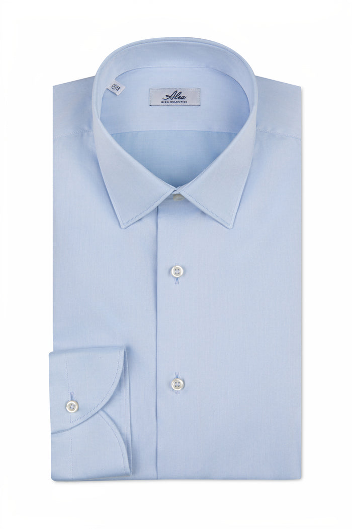 Classic blue shirt in NON IRON cotton
