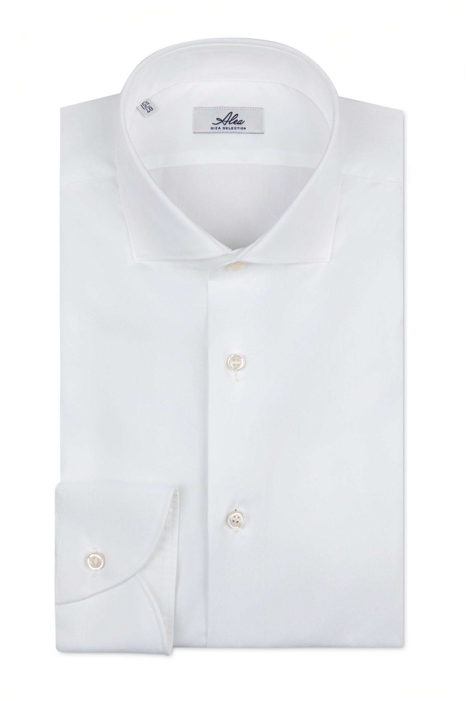 Camisa clásica blanca lisa