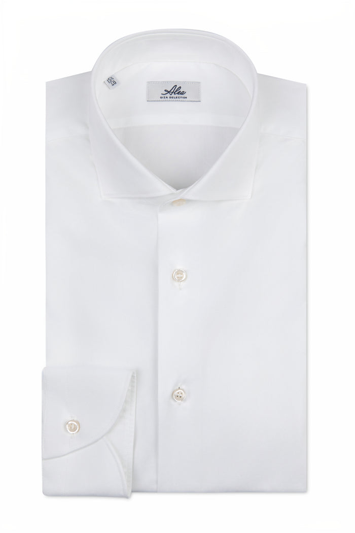 Camisa clásica blanca lisa