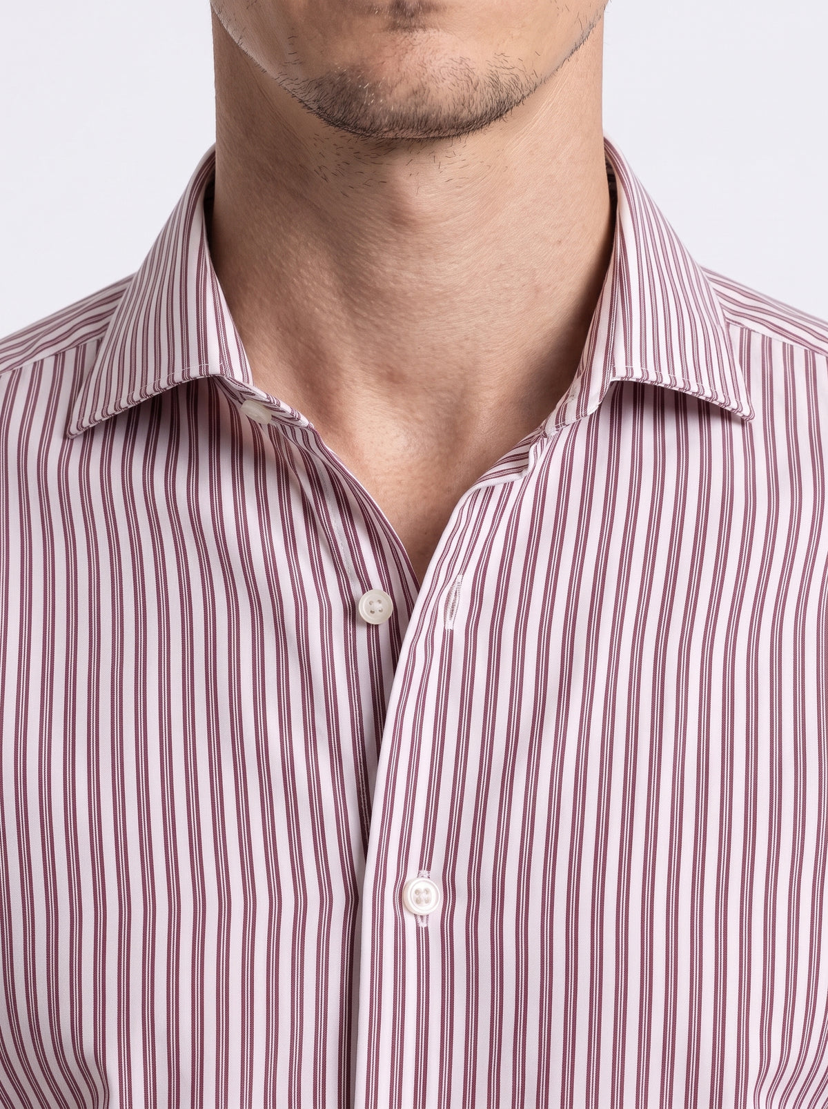Camicia cotone egiziano doppio ritorto rigata