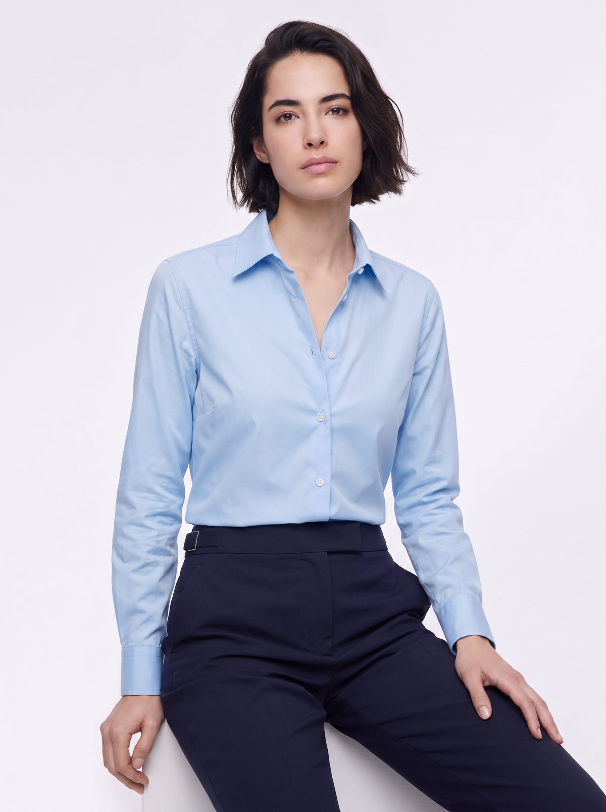 Slim light blue shirt