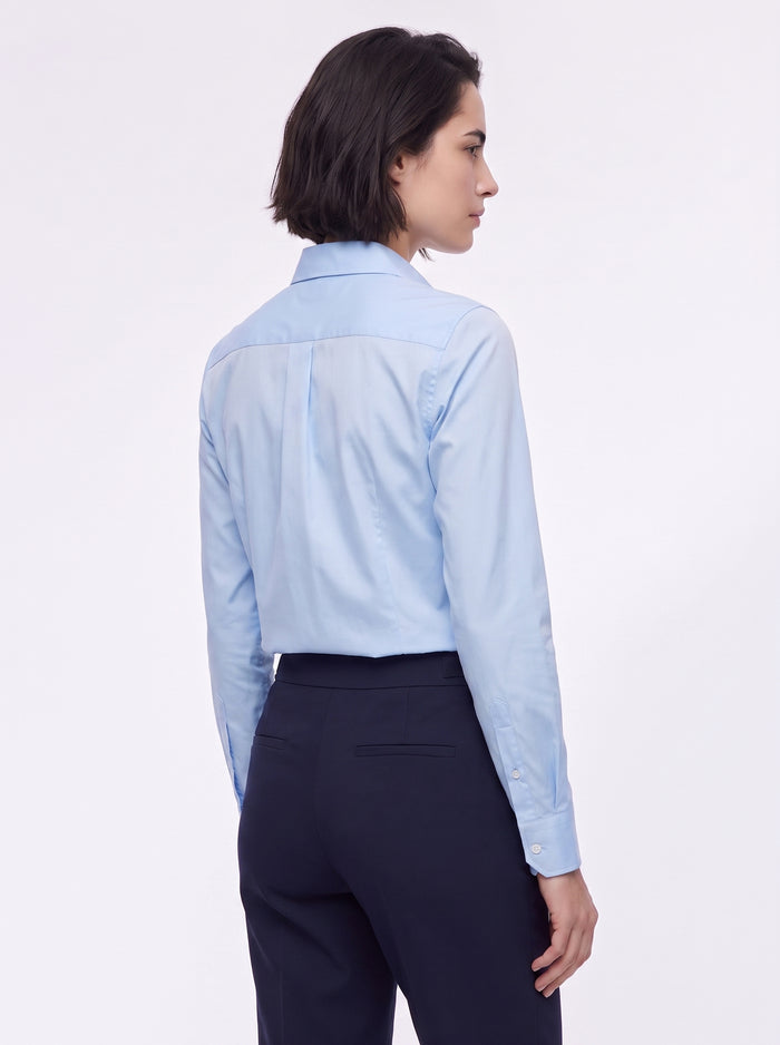 camicia donna azzurra	