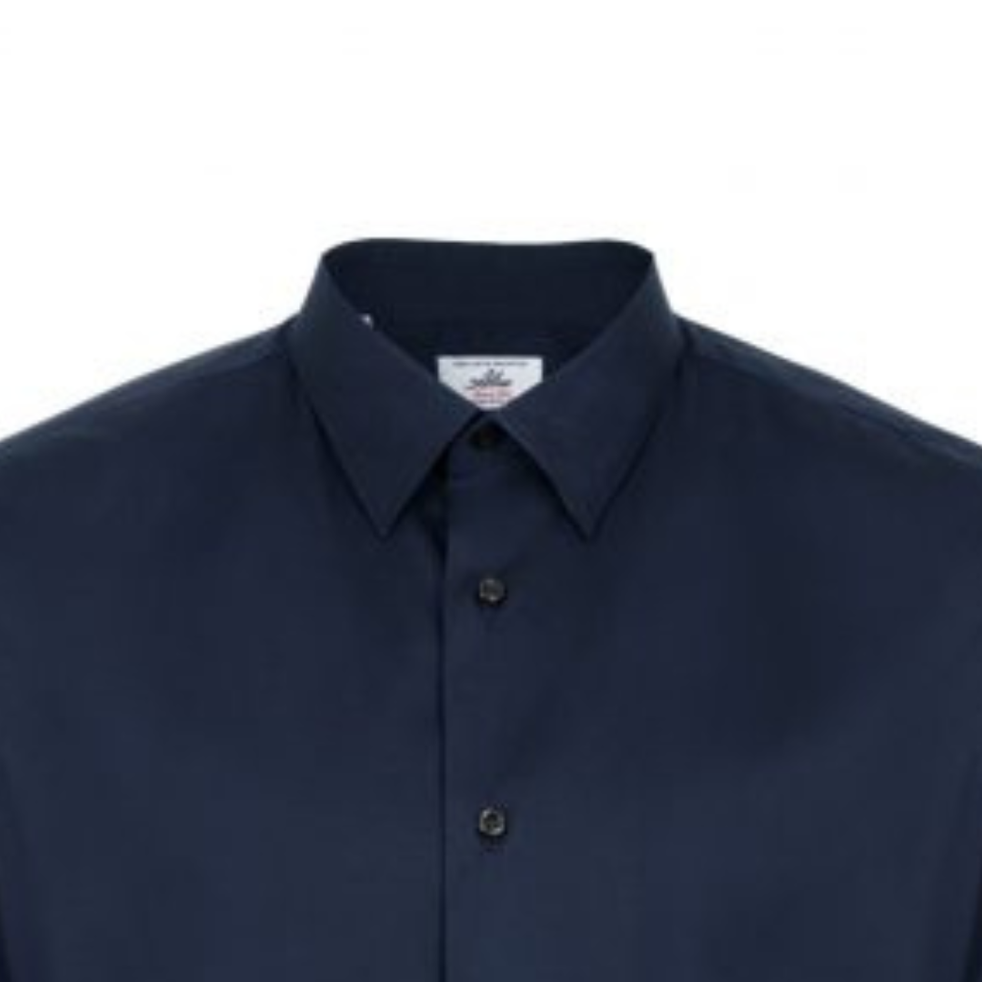 Camicia tessuto tecnico no stiro blu