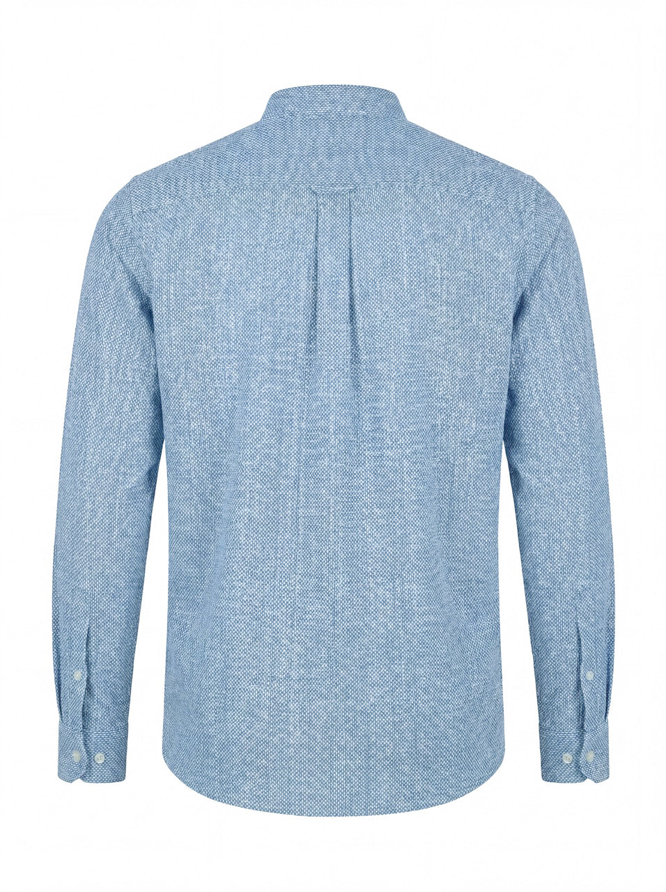 Camicia di lino celeste washed